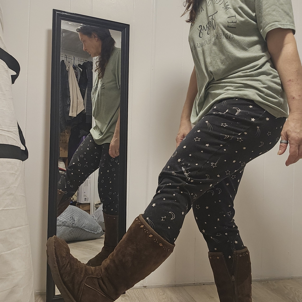 Brown UGG Leather Women's Boots - Picture 8 of 8